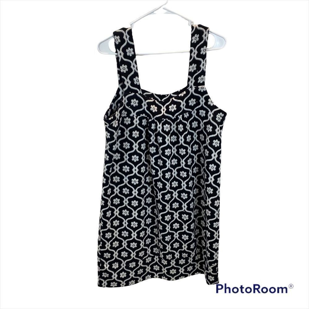 Vertigo Paris Black and White Tank Dress‎ Mini Length Size XL